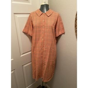 Vintage Plaid 60s shift dress